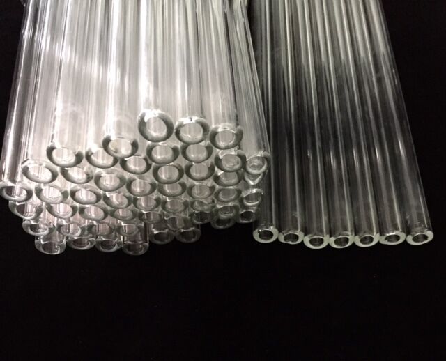 12 Mm Od 8mm Id  Pyrex Glass Blowing Tubing Clear  12 " Long ,select Your Need